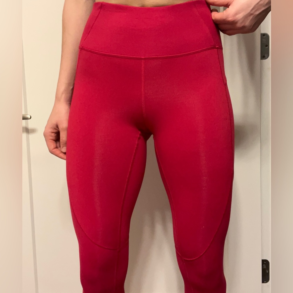RBX Hot Pink Cropped Workout Leggings